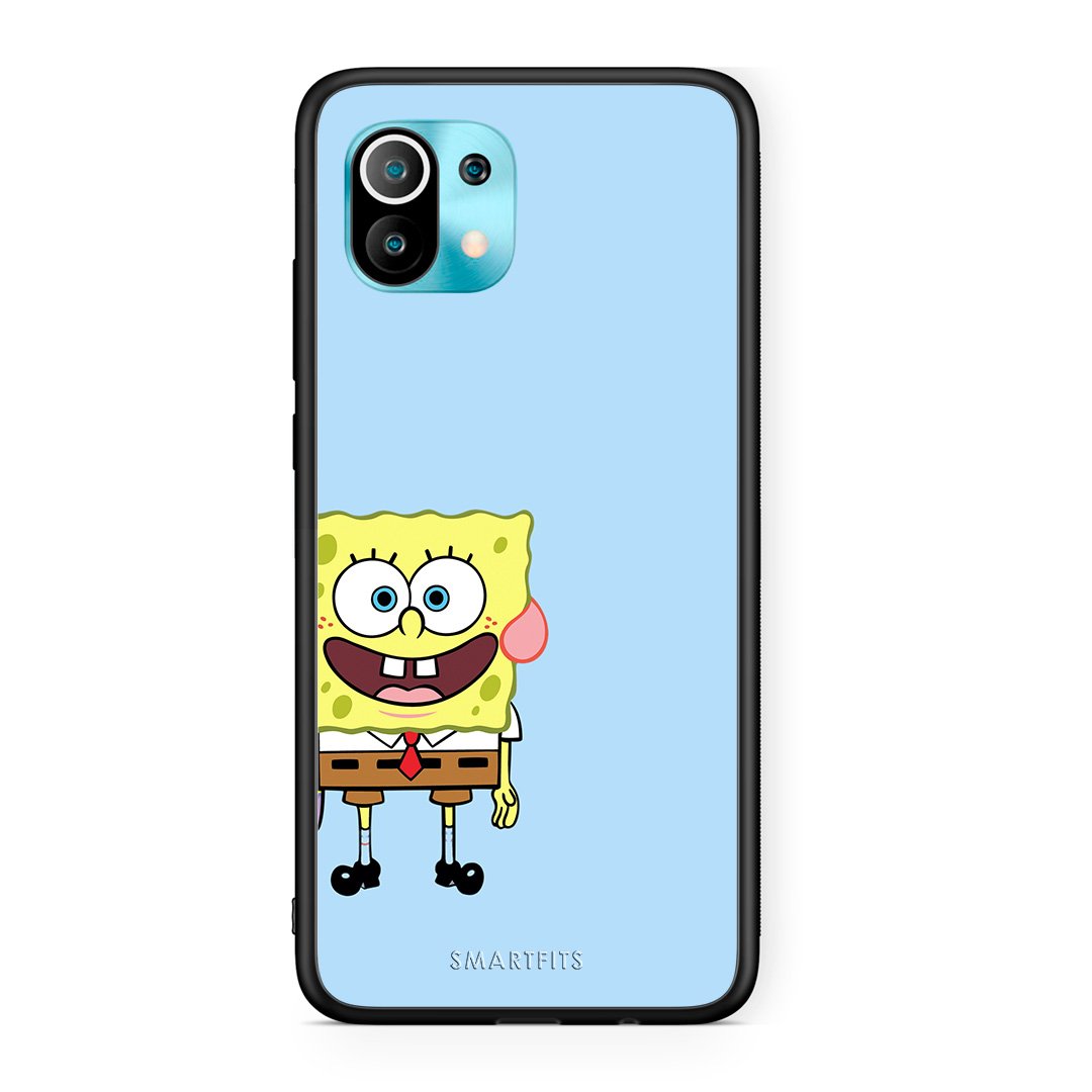 Xiaomi Mi 11 Friends Bob θήκη από τη Smartfits με σχέδιο στο πίσω μέρος και μαύρο περίβλημα | Smartphone case with colorful back and black bezels by Smartfits