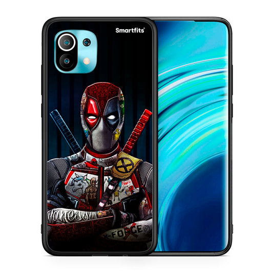 Θήκη Xiaomi Mi 11 Funny Guy από τη Smartfits με σχέδιο στο πίσω μέρος και μαύρο περίβλημα | Xiaomi Mi 11 Funny Guy case with colorful back and black bezels