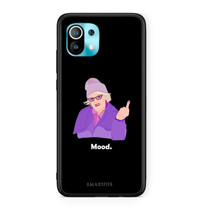 Xiaomi Mi 11 Grandma Mood Black θήκη από τη Smartfits με σχέδιο στο πίσω μέρος και μαύρο περίβλημα | Smartphone case with colorful back and black bezels by Smartfits