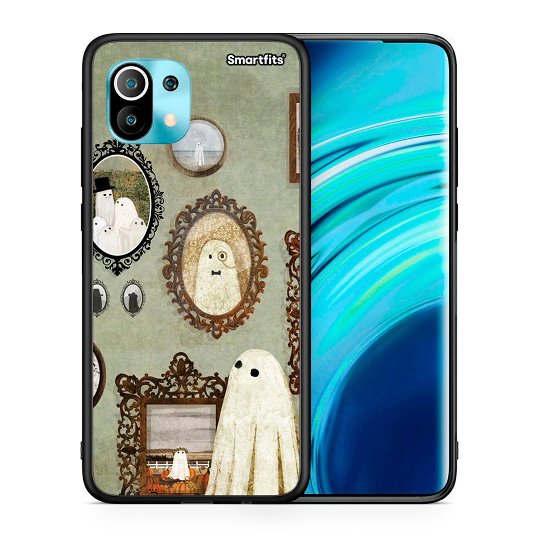 Θήκη Xiaomi Mi 11 Halloween Ghost Season από τη Smartfits με σχέδιο στο πίσω μέρος και μαύρο περίβλημα | Xiaomi Mi 11 Halloween Ghost Season case with colorful back and black bezels