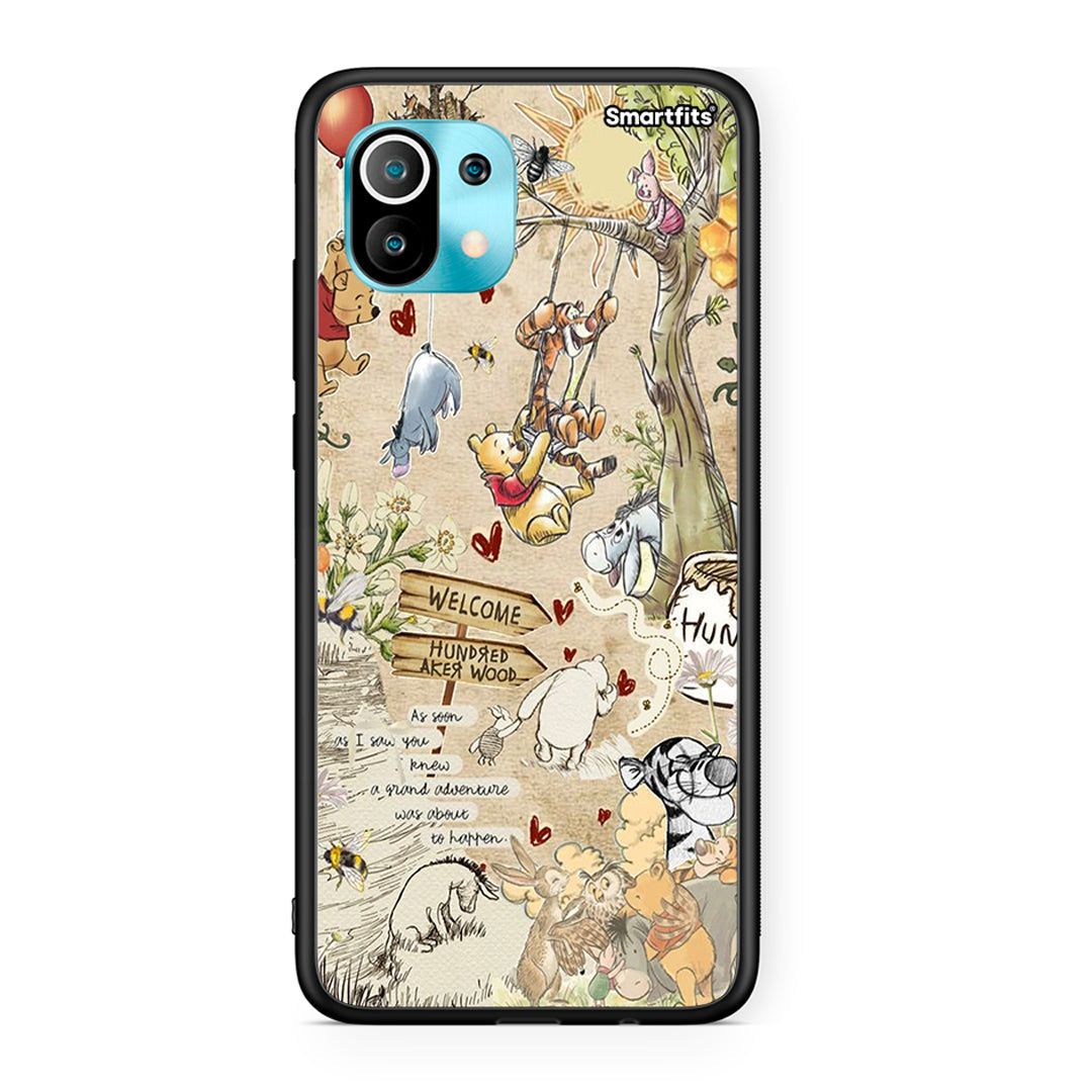 Xiaomi Mi 11 Happy Friends θήκη από τη Smartfits με σχέδιο στο πίσω μέρος και μαύρο περίβλημα | Smartphone case with colorful back and black bezels by Smartfits