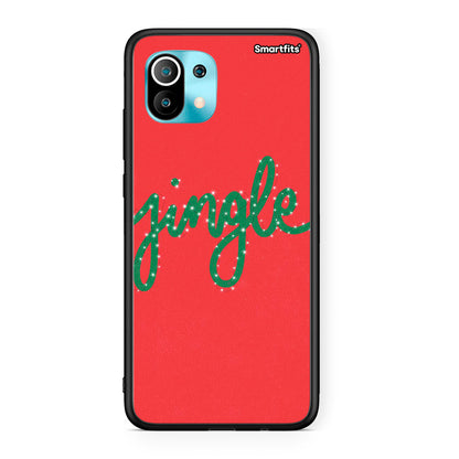 Xiaomi Mi 11 Jingle Xmas θήκη από τη Smartfits με σχέδιο στο πίσω μέρος και μαύρο περίβλημα | Smartphone case with colorful back and black bezels by Smartfits