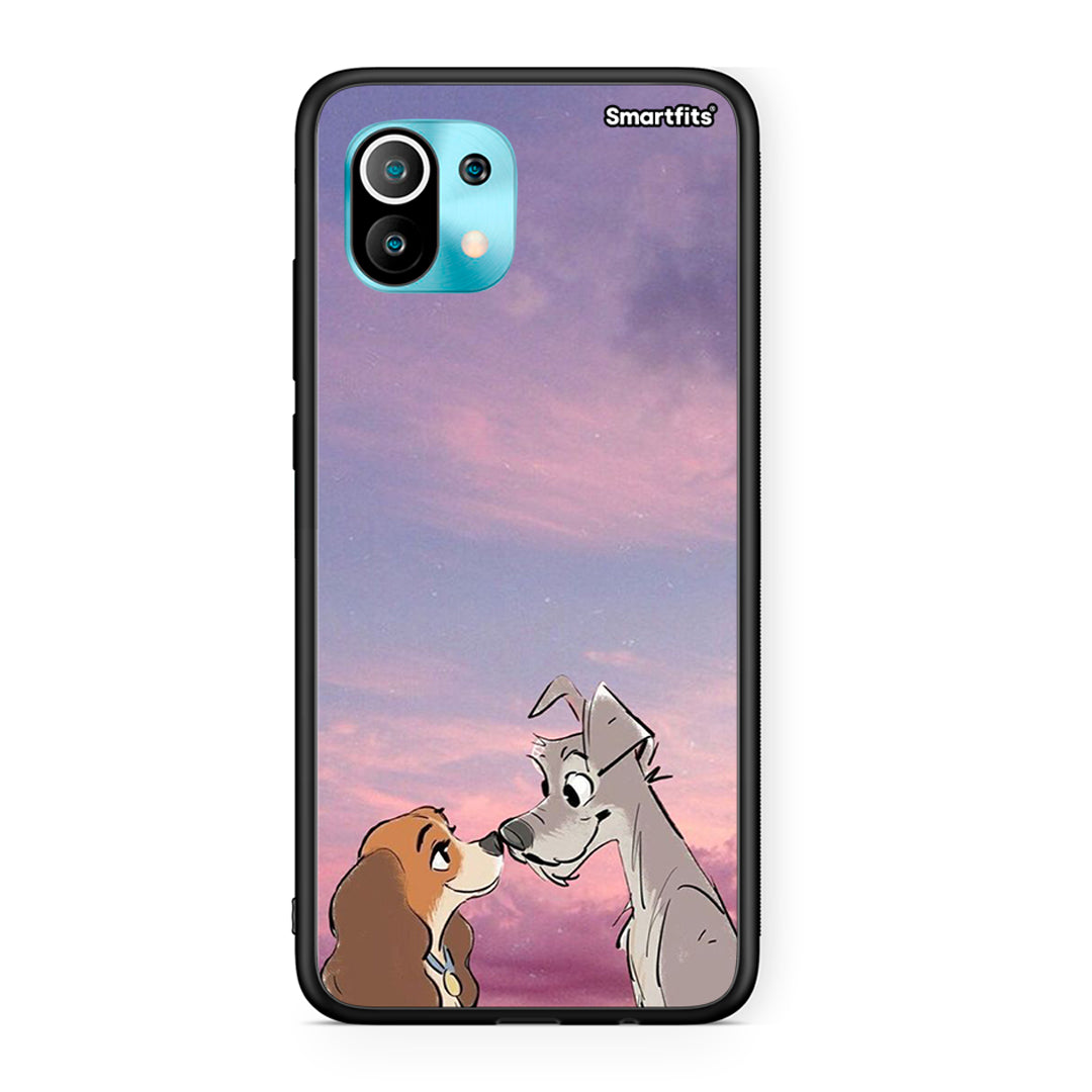 Xiaomi Mi 11 Lady And Tramp θήκη από τη Smartfits με σχέδιο στο πίσω μέρος και μαύρο περίβλημα | Smartphone case with colorful back and black bezels by Smartfits