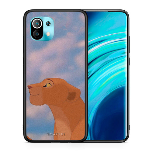 Θήκη Αγίου Βαλεντίνου Xiaomi Mi 11 Lion Love 2 από τη Smartfits με σχέδιο στο πίσω μέρος και μαύρο περίβλημα | Xiaomi Mi 11 Lion Love 2 case with colorful back and black bezels