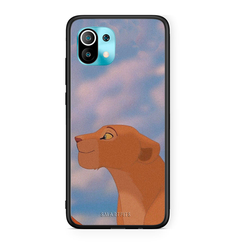 Xiaomi Mi 11 Lion Love 2 Θήκη Αγίου Βαλεντίνου από τη Smartfits με σχέδιο στο πίσω μέρος και μαύρο περίβλημα | Smartphone case with colorful back and black bezels by Smartfits