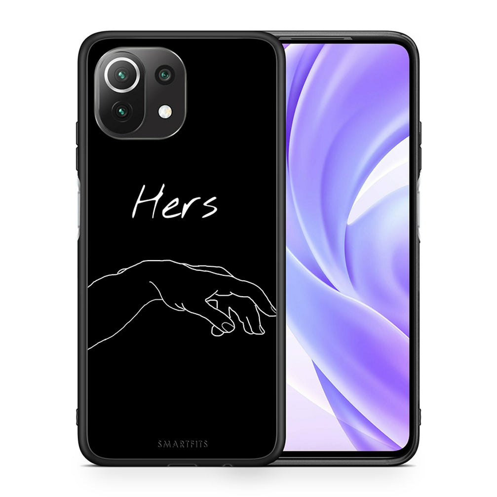 Θήκη Αγίου Βαλεντίνου Xiaomi 11 Lite / Mi 11 Lite Aeshetic Love 1 από τη Smartfits με σχέδιο στο πίσω μέρος και μαύρο περίβλημα | Xiaomi 11 Lite / Mi 11 Lite Aeshetic Love 1 case with colorful back and black bezels