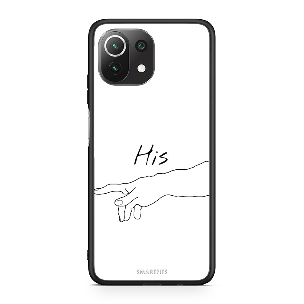 Xiaomi 11 Lite / Mi 11 Lite Aeshetic Love 2 Θήκη Αγίου Βαλεντίνου από τη Smartfits με σχέδιο στο πίσω μέρος και μαύρο περίβλημα | Smartphone case with colorful back and black bezels by Smartfits