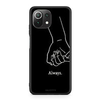 Thumbnail for Xiaomi 11 Lite / Mi 11 Lite Always & Forever 1 Θήκη Αγίου Βαλεντίνου από τη Smartfits με σχέδιο στο πίσω μέρος και μαύρο περίβλημα | Smartphone case with colorful back and black bezels by Smartfits