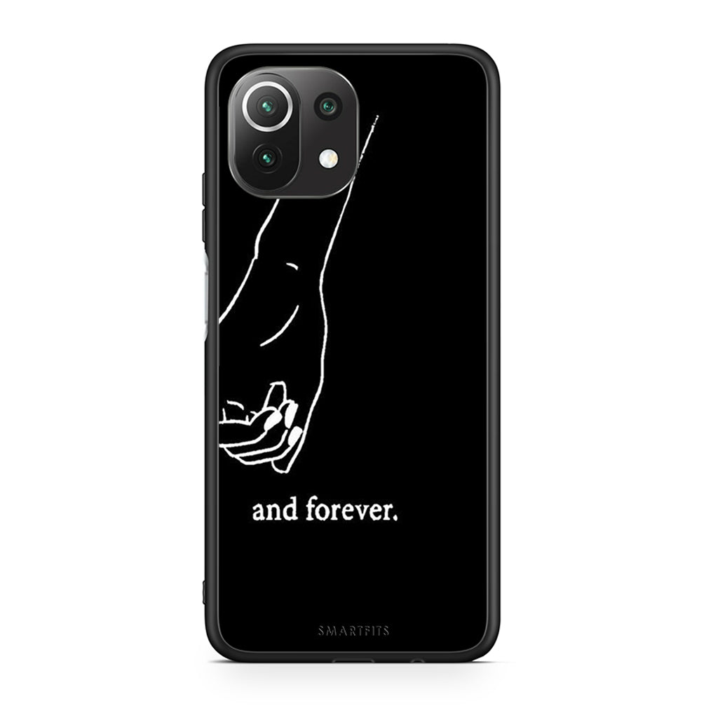 Xiaomi 11 Lite / Mi 11 Lite Always & Forever 2 Θήκη Αγίου Βαλεντίνου από τη Smartfits με σχέδιο στο πίσω μέρος και μαύρο περίβλημα | Smartphone case with colorful back and black bezels by Smartfits