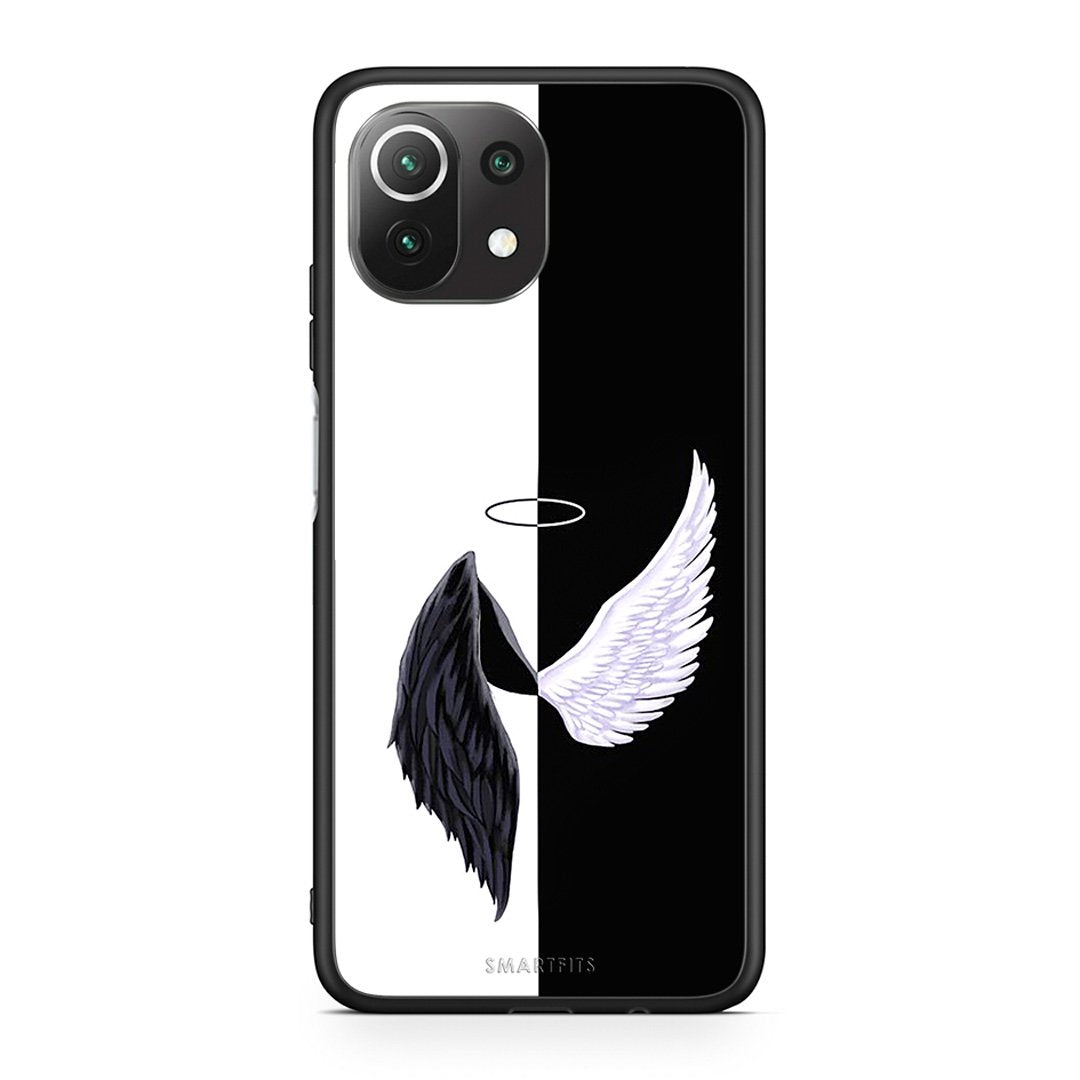 Xiaomi 11 Lite/Mi 11 Lite Angels Demons θήκη από τη Smartfits με σχέδιο στο πίσω μέρος και μαύρο περίβλημα | Smartphone case with colorful back and black bezels by Smartfits