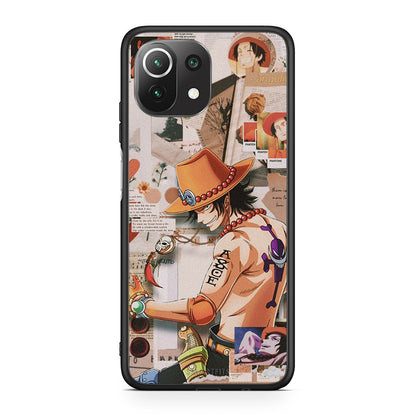 Xiaomi 11 Lite/Mi 11 Lite Anime Collage θήκη από τη Smartfits με σχέδιο στο πίσω μέρος και μαύρο περίβλημα | Smartphone case with colorful back and black bezels by Smartfits