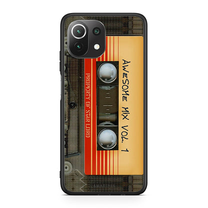 Xiaomi 11 Lite/Mi 11 Lite Awesome Mix θήκη από τη Smartfits με σχέδιο στο πίσω μέρος και μαύρο περίβλημα | Smartphone case with colorful back and black bezels by Smartfits