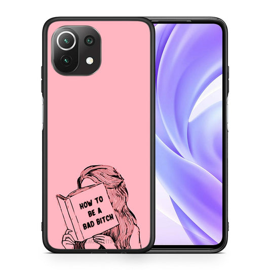 Θήκη Xiaomi 11 Lite/Mi 11 Lite Bad Bitch από τη Smartfits με σχέδιο στο πίσω μέρος και μαύρο περίβλημα | Xiaomi 11 Lite/Mi 11 Lite Bad Bitch case with colorful back and black bezels