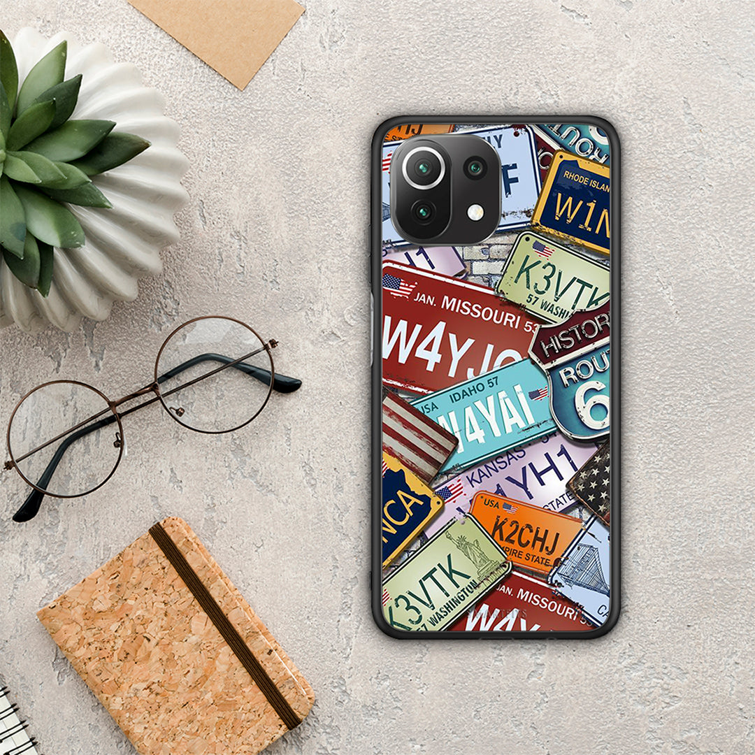 Car Plates - Xiaomi 11 Lite 5G NE / Mi 11 Lite θήκη