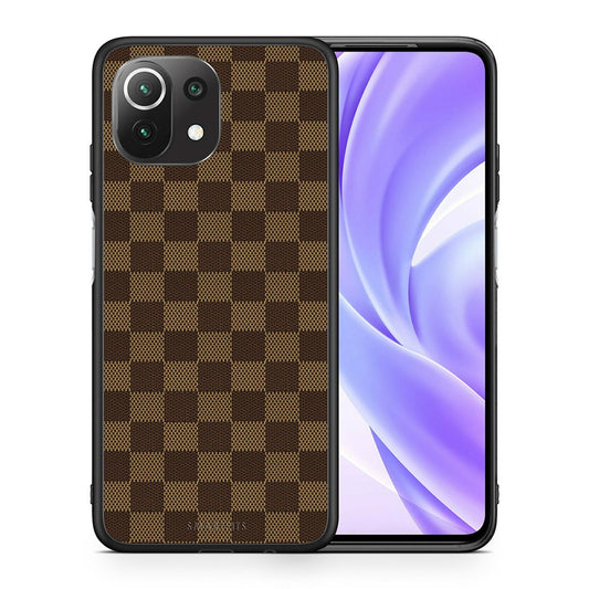 Θήκη Xiaomi 11 Lite/Mi 11 Lite Glamour Designer από τη Smartfits με σχέδιο στο πίσω μέρος και μαύρο περίβλημα | Xiaomi 11 Lite/Mi 11 Lite Glamour Designer case with colorful back and black bezels