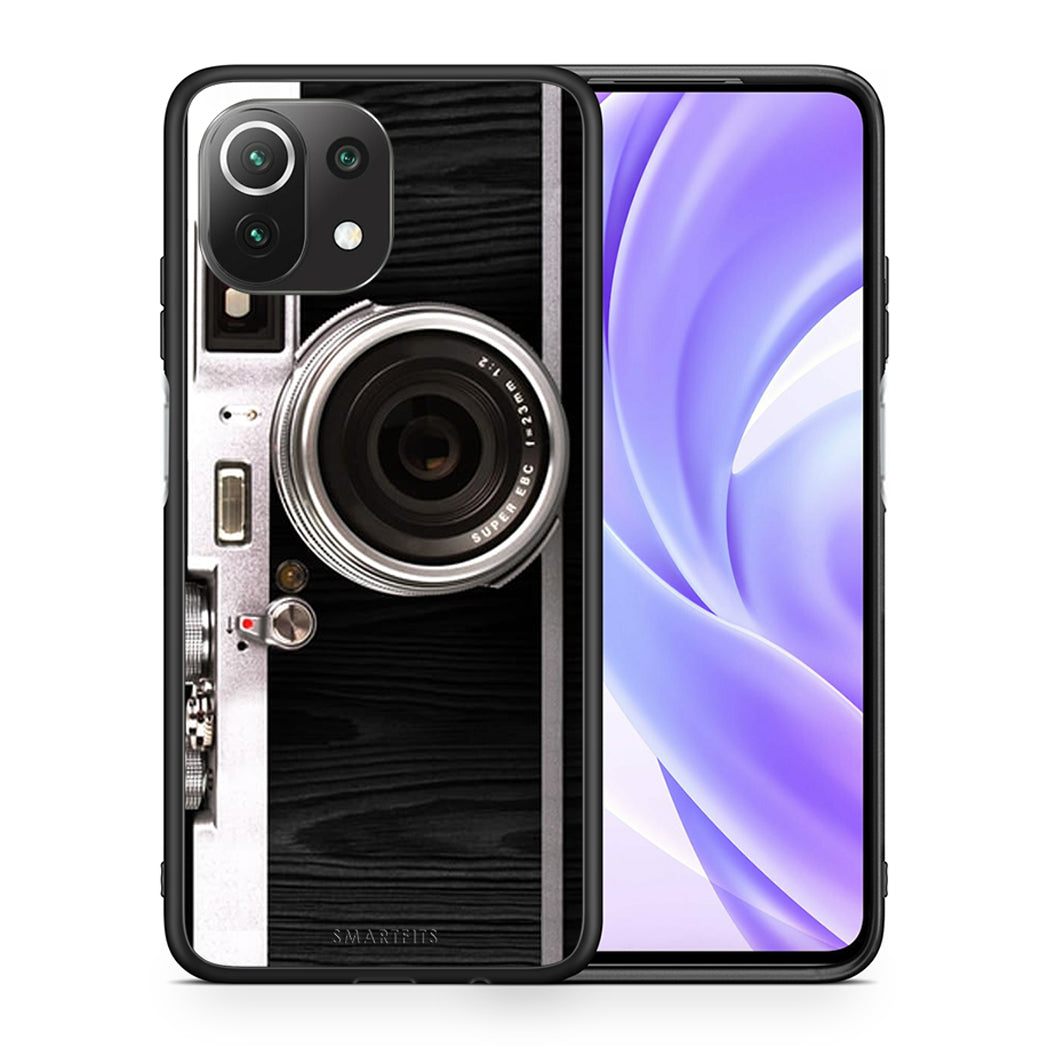 Θήκη Xiaomi 11 Lite/Mi 11 Lite Emily In Paris από τη Smartfits με σχέδιο στο πίσω μέρος και μαύρο περίβλημα | Xiaomi 11 Lite/Mi 11 Lite Emily In Paris case with colorful back and black bezels