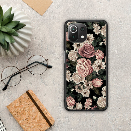 Flower Wild Roses - Xiaomi 11 Lite 5G NE / Mi 11 Lite θήκη