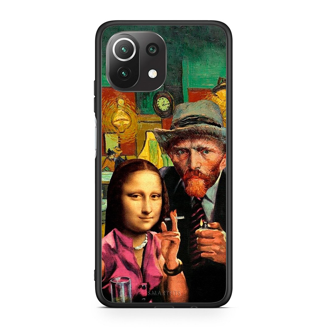 Xiaomi 11 Lite/Mi 11 Lite Funny Art θήκη από τη Smartfits με σχέδιο στο πίσω μέρος και μαύρο περίβλημα | Smartphone case with colorful back and black bezels by Smartfits