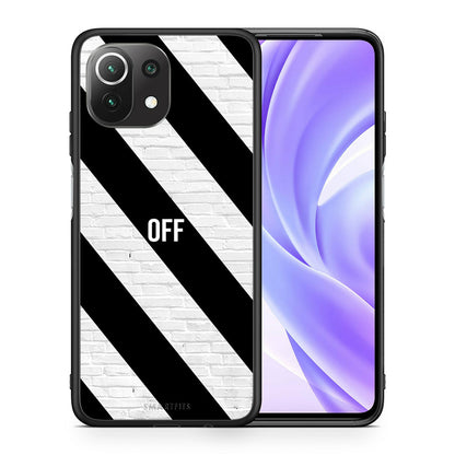 Θήκη Xiaomi 11 Lite/Mi 11 Lite Get Off από τη Smartfits με σχέδιο στο πίσω μέρος και μαύρο περίβλημα | Xiaomi 11 Lite/Mi 11 Lite Get Off case with colorful back and black bezels