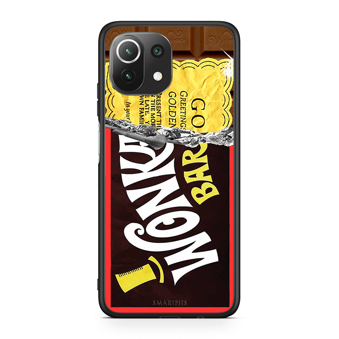 Xiaomi 11 Lite/Mi 11 Lite Golden Ticket θήκη από τη Smartfits με σχέδιο στο πίσω μέρος και μαύρο περίβλημα | Smartphone case with colorful back and black bezels by Smartfits