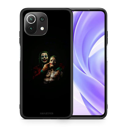 Θήκη Xiaomi 11 Lite/Mi 11 Lite Clown Hero από τη Smartfits με σχέδιο στο πίσω μέρος και μαύρο περίβλημα | Xiaomi 11 Lite/Mi 11 Lite Clown Hero case with colorful back and black bezels