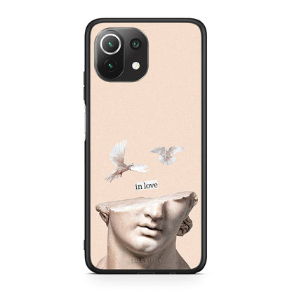 Xiaomi 11 Lite/Mi 11 Lite In Love θήκη από τη Smartfits με σχέδιο στο πίσω μέρος και μαύρο περίβλημα | Smartphone case with colorful back and black bezels by Smartfits