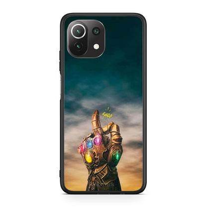 Xiaomi 11 Lite/Mi 11 Lite Infinity Snap θήκη από τη Smartfits με σχέδιο στο πίσω μέρος και μαύρο περίβλημα | Smartphone case with colorful back and black bezels by Smartfits