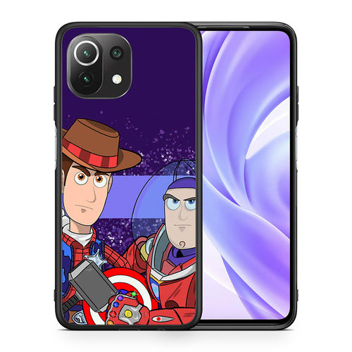 Θήκη Xiaomi 11 Lite/Mi 11 Lite Infinity Story από τη Smartfits με σχέδιο στο πίσω μέρος και μαύρο περίβλημα | Xiaomi 11 Lite/Mi 11 Lite Infinity Story case with colorful back and black bezels