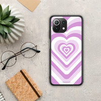 Thumbnail for Lilac Hearts - Xiaomi 11 Lite 5G NE / Mi 11 Lite θήκη