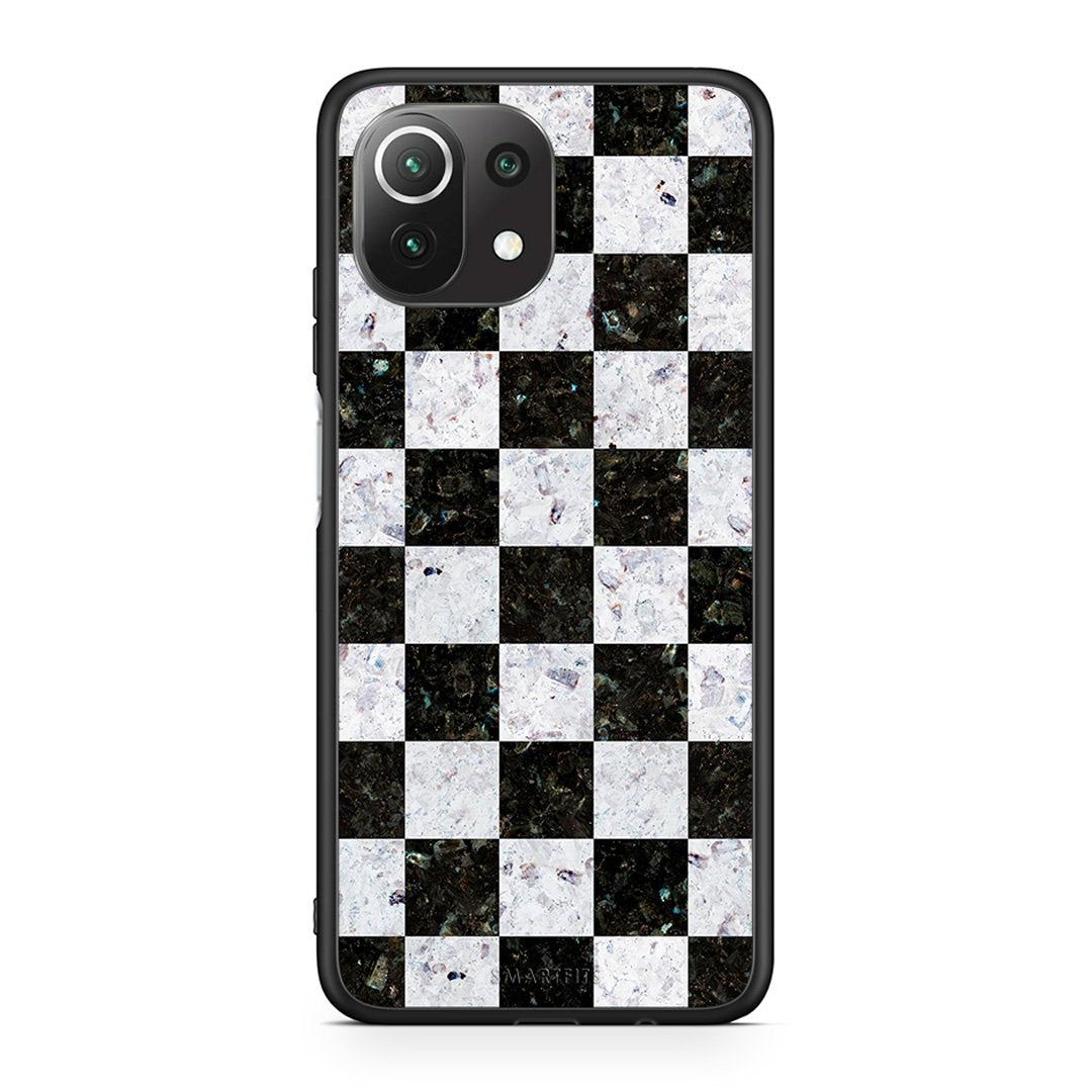 4 - Xiaomi 11 Lite/Mi 11 Lite Square Geometric Marble case, cover, bumper