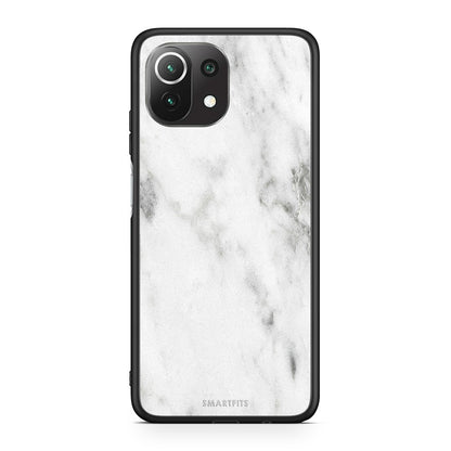 2 - Xiaomi 11 Lite/Mi 11 Lite White marble case, cover, bumper