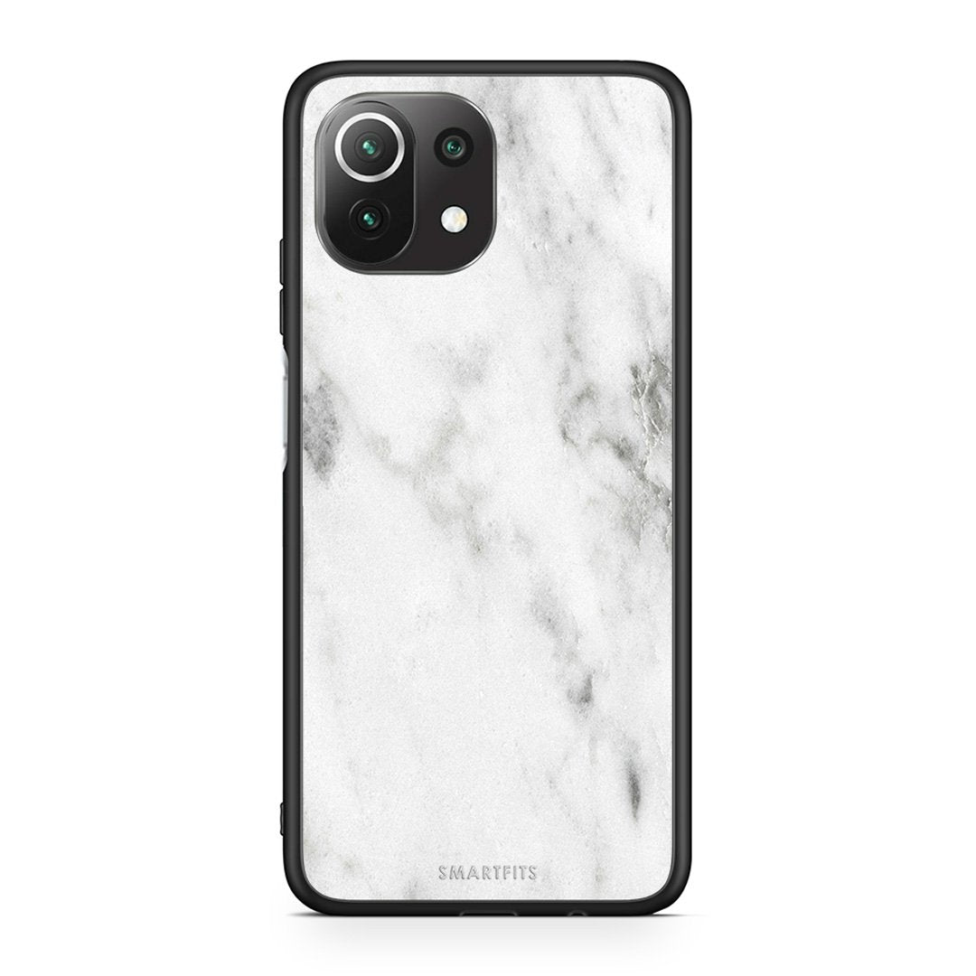2 - Xiaomi 11 Lite/Mi 11 Lite White marble case, cover, bumper