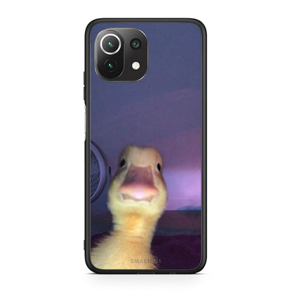 Xiaomi 11 Lite/Mi 11 Lite Meme Duck θήκη από τη Smartfits με σχέδιο στο πίσω μέρος και μαύρο περίβλημα | Smartphone case with colorful back and black bezels by Smartfits