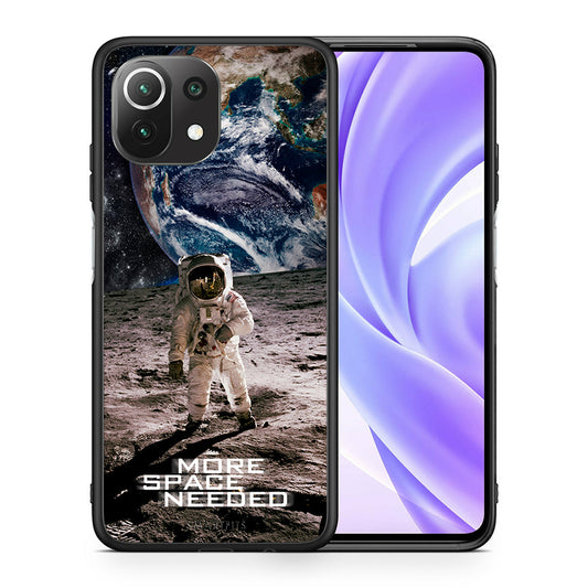 Θήκη Xiaomi 11 Lite/Mi 11 Lite More Space από τη Smartfits με σχέδιο στο πίσω μέρος και μαύρο περίβλημα | Xiaomi 11 Lite/Mi 11 Lite More Space case with colorful back and black bezels