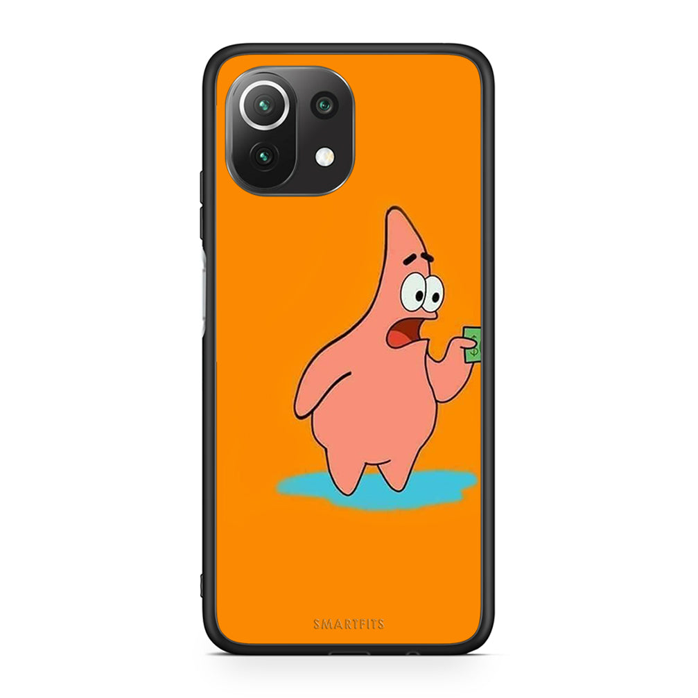 Xiaomi 11 Lite / Mi 11 Lite No Money 1 Θήκη Αγίου Βαλεντίνου από τη Smartfits με σχέδιο στο πίσω μέρος και μαύρο περίβλημα | Smartphone case with colorful back and black bezels by Smartfits