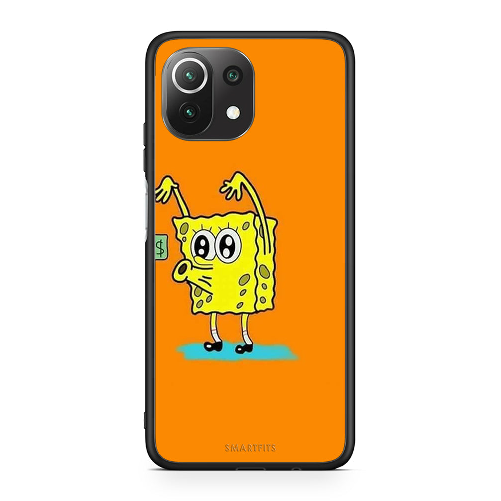 Xiaomi 11 Lite / Mi 11 Lite No Money 2 Θήκη Αγίου Βαλεντίνου από τη Smartfits με σχέδιο στο πίσω μέρος και μαύρο περίβλημα | Smartphone case with colorful back and black bezels by Smartfits