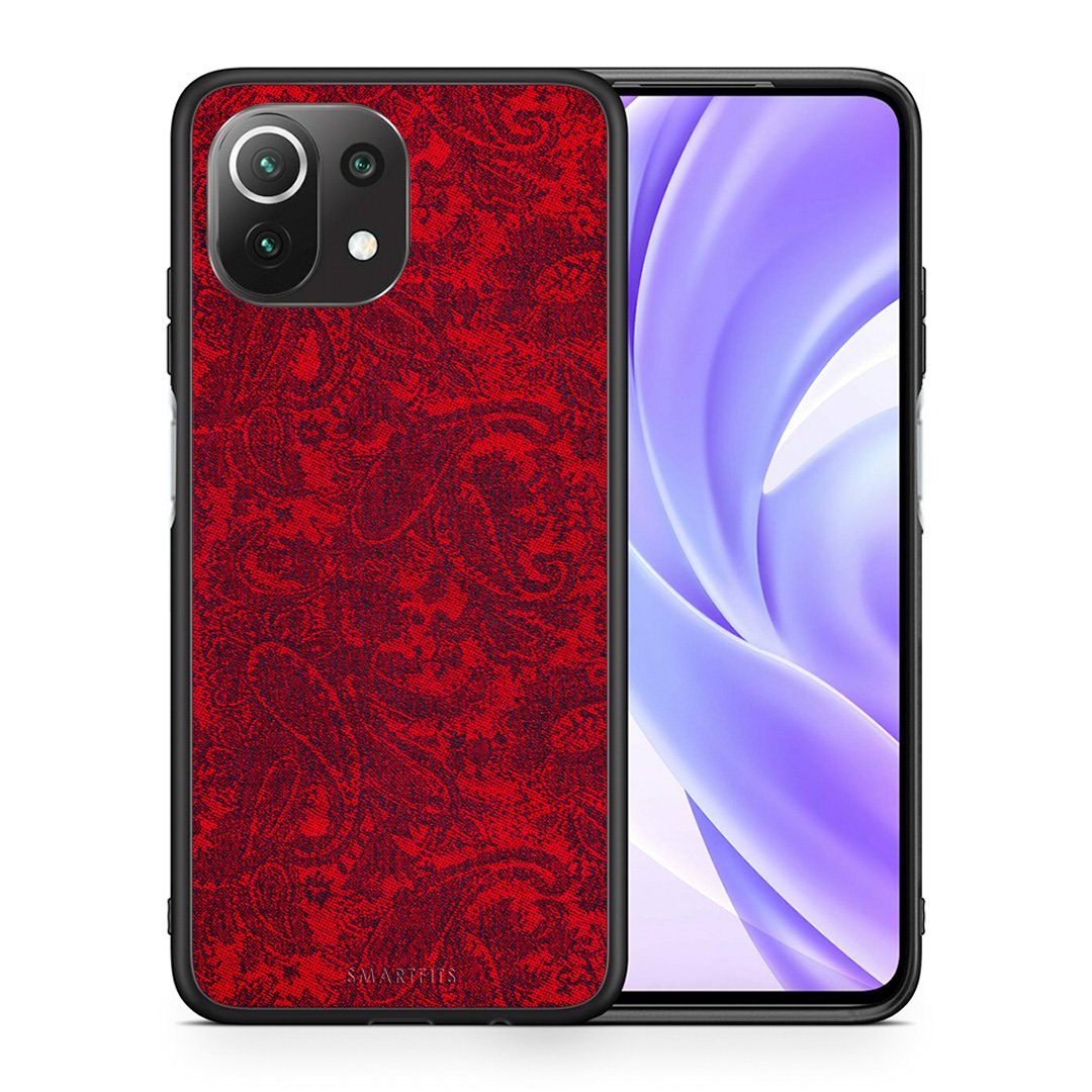 Θήκη Xiaomi 11 Lite/Mi 11 Lite Paisley Cashmere από τη Smartfits με σχέδιο στο πίσω μέρος και μαύρο περίβλημα | Xiaomi 11 Lite/Mi 11 Lite Paisley Cashmere case with colorful back and black bezels