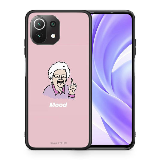 Θήκη Xiaomi 11 Lite/Mi 11 Lite Mood PopArt από τη Smartfits με σχέδιο στο πίσω μέρος και μαύρο περίβλημα | Xiaomi 11 Lite/Mi 11 Lite Mood PopArt case with colorful back and black bezels
