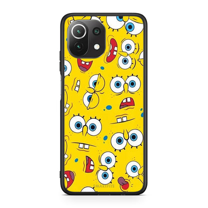 4 - Xiaomi 11 Lite/Mi 11 Lite Sponge PopArt case, cover, bumper