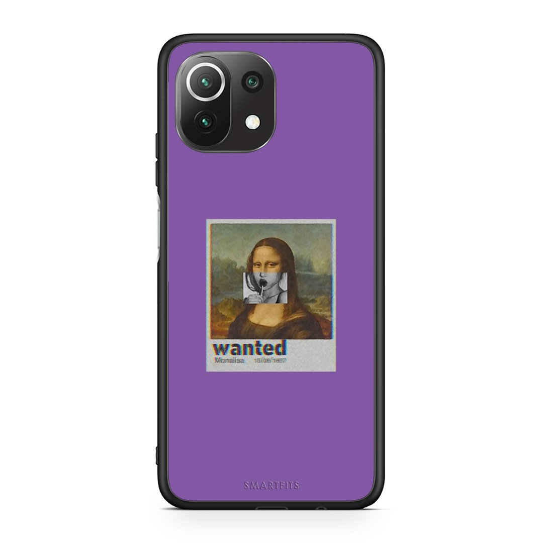 4 - Xiaomi 11 Lite/Mi 11 Lite Monalisa Popart case, cover, bumper
