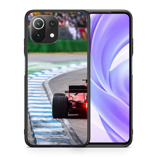 Θήκη Xiaomi 11 Lite/Mi 11 Lite Racing Vibes από τη Smartfits με σχέδιο στο πίσω μέρος και μαύρο περίβλημα | Xiaomi 11 Lite/Mi 11 Lite Racing Vibes case with colorful back and black bezels
