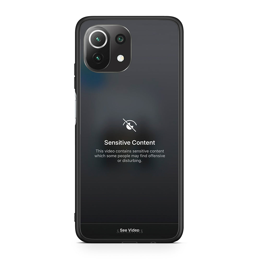 Xiaomi 11 Lite/Mi 11 Lite Sensitive Content θήκη από τη Smartfits με σχέδιο στο πίσω μέρος και μαύρο περίβλημα | Smartphone case with colorful back and black bezels by Smartfits