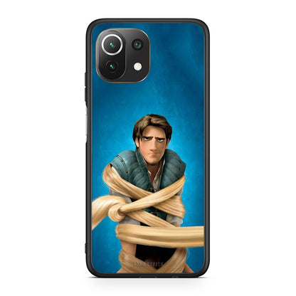 Xiaomi 11 Lite / Mi 11 Lite Tangled 1 Θήκη Αγίου Βαλεντίνου από τη Smartfits με σχέδιο στο πίσω μέρος και μαύρο περίβλημα | Smartphone case with colorful back and black bezels by Smartfits