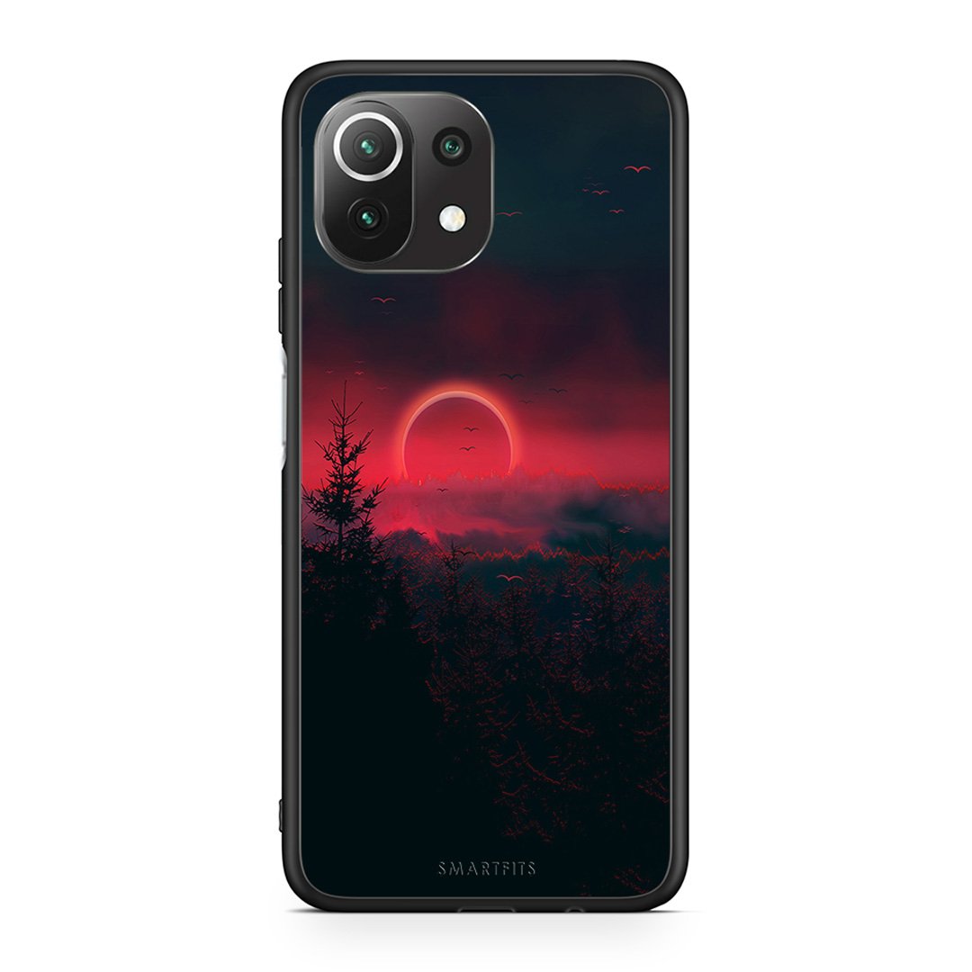 4 - Xiaomi 11 Lite/Mi 11 Lite Sunset Tropic case, cover, bumper