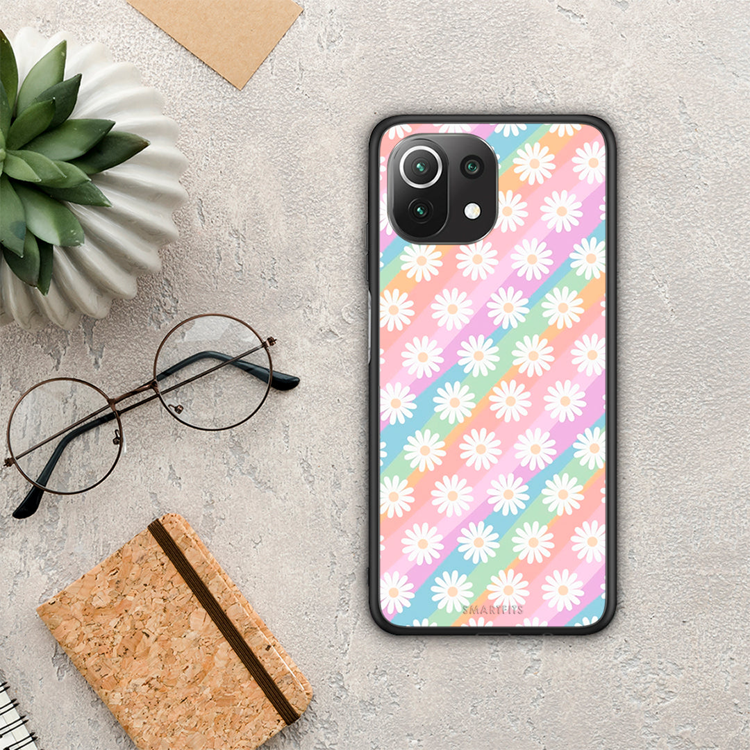 White Daisies - Xiaomi 11 Lite 5G NE / Mi 11 Lite θήκη