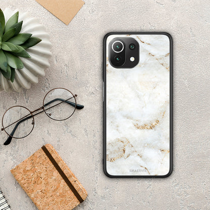White Gold Marble - Xiaomi 11 Lite 5G NE / Mi 11 Lite θήκη