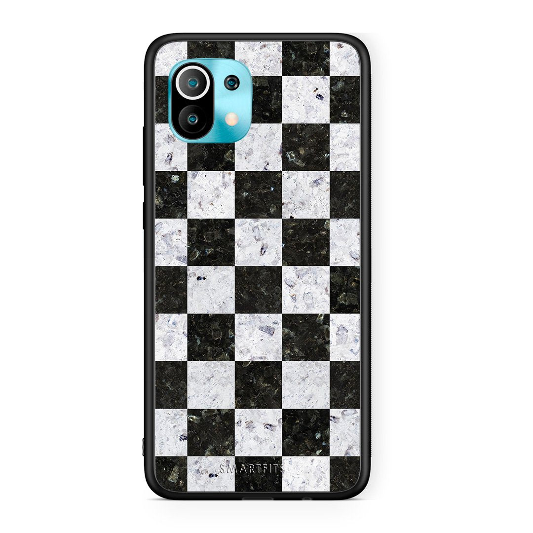 4 - Xiaomi Mi 11 Square Geometric Marble case, cover, bumper