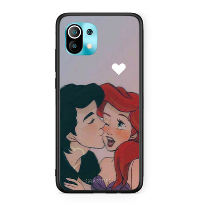 Xiaomi Mi 11 Mermaid Love Θήκη Αγίου Βαλεντίνου από τη Smartfits με σχέδιο στο πίσω μέρος και μαύρο περίβλημα | Smartphone case with colorful back and black bezels by Smartfits