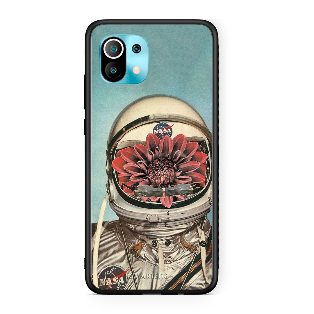Xiaomi Mi 11 Nasa Bloom θήκη από τη Smartfits με σχέδιο στο πίσω μέρος και μαύρο περίβλημα | Smartphone case with colorful back and black bezels by Smartfits