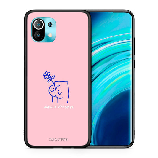 Θήκη Xiaomi Mi 11 Nice Day από τη Smartfits με σχέδιο στο πίσω μέρος και μαύρο περίβλημα | Xiaomi Mi 11 Nice Day case with colorful back and black bezels